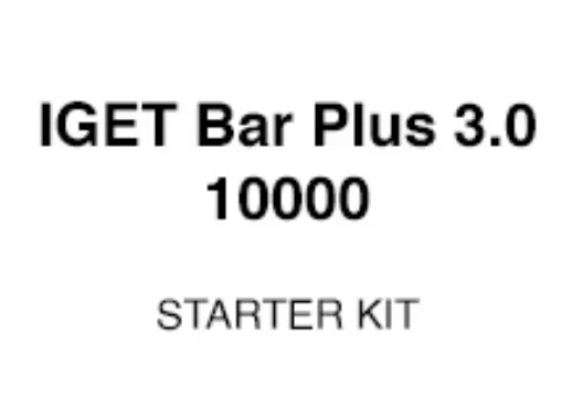 IGET Bar Plus 3.0 10000 Starter Kit