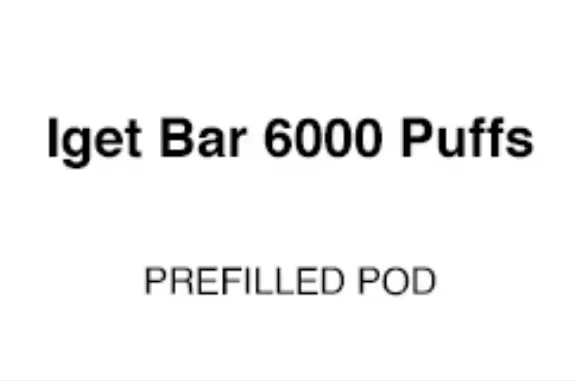 IGET Bar Plus 6000 Puffs Prefilled Pod